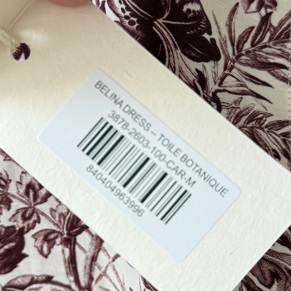 NWT DÔEN Belina Floral Print Dress | Size Med - Picture 8 of 11